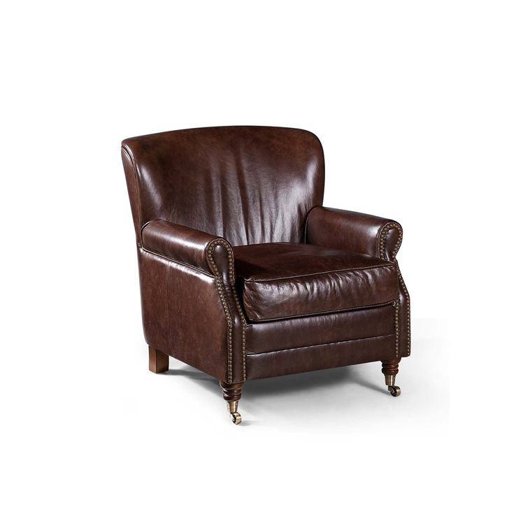  produtos Joaçaba decoração Poltrona em couro sm14 Poltronas