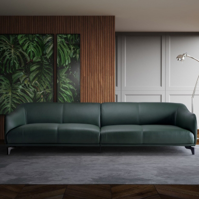  produtos Joaçaba decoração SofÃ¡ em couro SM03 SofÃ¡s