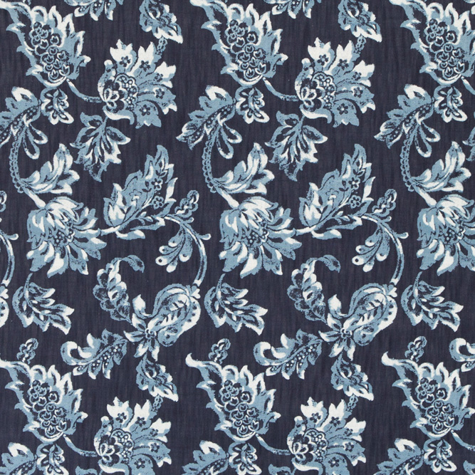  Tecidos Joaçaba decoração FLOR OREGON INDIGO Florais